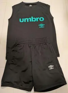 umbro タンクトップとショートパンツセット 黒