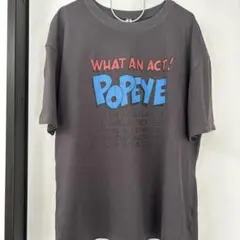 カジュアルビッグTシャツ ダークグレー