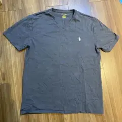 Polo Ralph Lauren グレー Vネック Tシャツ M