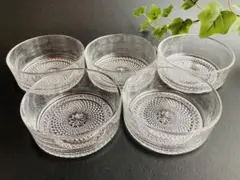 ガラス小鉢　5個セット　未使用