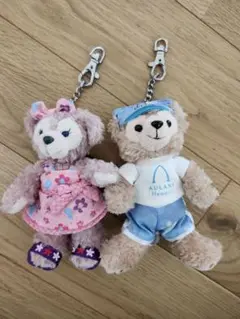 ダッフィー&シェリーメイ　アウラニ・ハワイ ぬいぐるみ 2体セット
