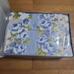 【再値下】桂由美ニューマイヤー毛布 ブルー