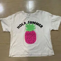 ZARA HOLA SUMMER パイナップル Tシャツ 116cm 5-6才