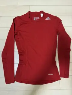 adidas techfit climalite アンダーシャツ レッド 赤