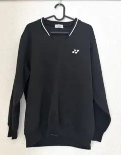 YONEX Vネックトレーナー ブラック