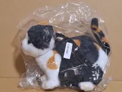 おすましニャンコ ショルダーバッグ ミケちゃん ねこ 猫 ぬいぐるみ バッグ