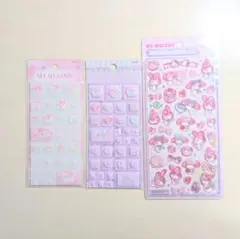 【新品美麗】即購入まとめ買い⭕マイメロディ　タイルシール　ボンボンドロップシール