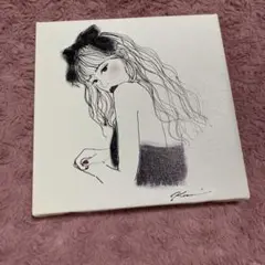 KAZUMI 女性のイラスト キャンバスプリント