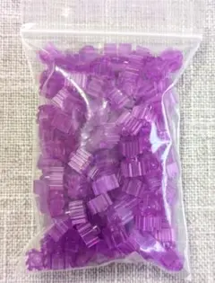 ミニブロッククリア約33g　ハンドメイドスライム素材