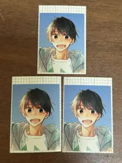 コミックジーン　平野と鍵浦　鍵浦昭　証明写真風ステッカー　3枚
