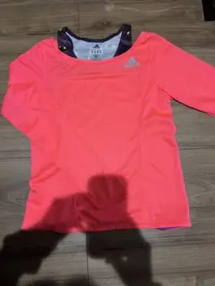 adidas ピンク 長袖 トレーニングトップ S