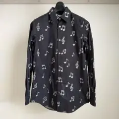 Paul Smith 14AW MUSICAL NOTE PRINT SHIRT