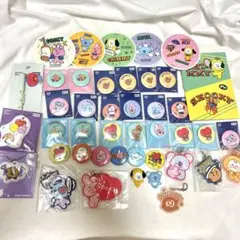 BT21 缶バッジ ステッカー ペン キーホルダー ノート フィギュア