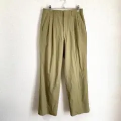 【ダックス】スラックス タックパンツ サマーウール100％ 無地 S相当
