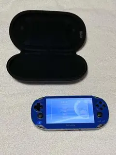 PS Vita 本体 サファイアブルー ケース付き