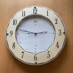セイコー　エンブレム　電波　掛時計