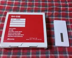 docomo SH-03E ホワイト 本体　STYLEseries ガラケー