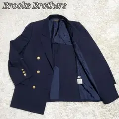 美品✨ブルックスブラザーズ　紺ブレ　ダブル　ウール