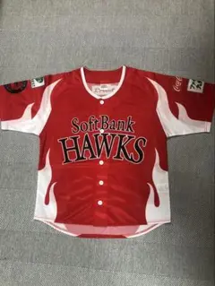 鷹祭　SoftBank Hawks ユニフォーム 炎模様