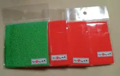 [値下げ]ちりめん工房 レーヨン生地 緑・オレンジ