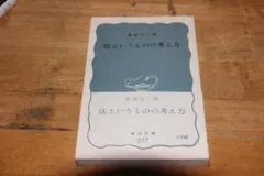 法というものの考え方 岩波新書