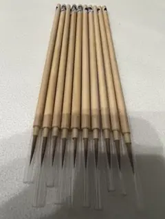 古いイタチ小筆、1500円10本、未使用品