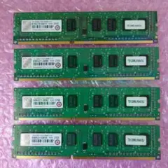 Transcend DDR3 1GB 1600MHz メモリ4枚