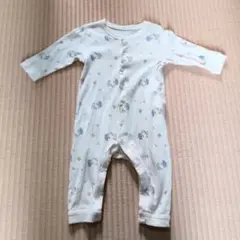 UNIQLO 動物柄 ロンパース クリーム色 80cm