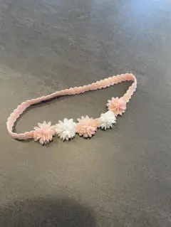 花飾り付きカチューシャ
