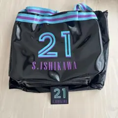 千葉ロッテ 石川柊太 BSWクリアサコッシュ(ステッカー付き)