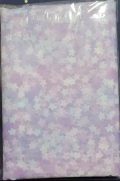 ポリエステル　星柄　生地　2m
