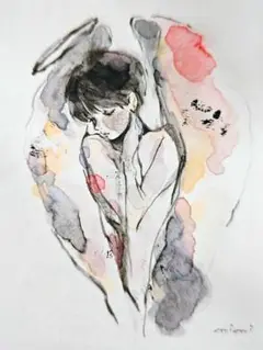 男の子 手描きイラスト アナログイラスト オリジナルイラスト