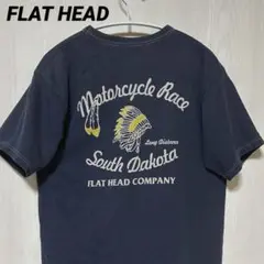 The FLAT HEAD バックプリント Ｔシャツ アメカジ 日本製 40