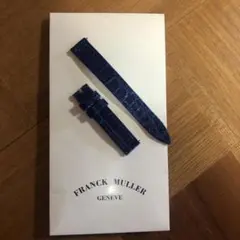 フランクミュラー 純正 革ベルト 青