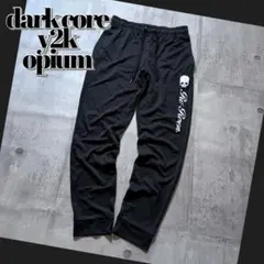 Roen sweat pants scull print y2k opium