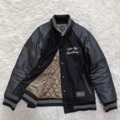 COLLARS BULLSHIT スタジャン 坊屋春道モデル　クローズ袖レザー COLLARS BULLSHIT カウレザースタジャン 坊屋春道モデル 近日中