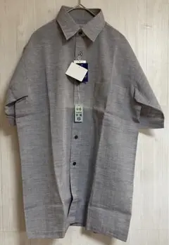 【未使用品】Him Holiday 半袖メンズシャツ S グレー