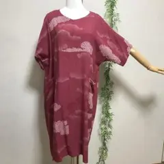 着物リメイクチュニック　ワンピース