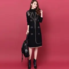 レディース ロングワンピース フリーサイズ