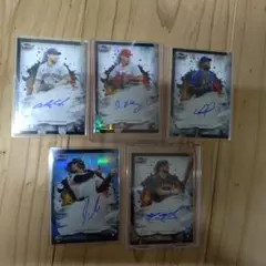 topps finest rc サイン カード セット