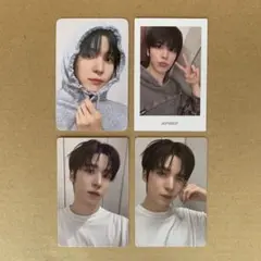 ユノ 4枚 ATEEZ POCAALBUM 封入特典 店舗特典 セット