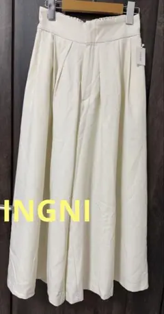 INGNI イング　新品未使用品　スカンツ　ガウチョ　ワイドパンツ　オフホワイト