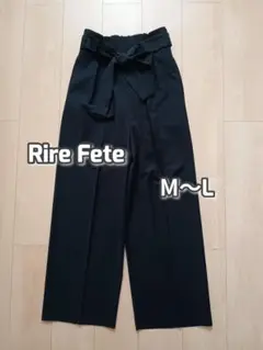 Rire Fete リルフェテ　ハイウエスト　ウエストリボンパンツ　ヤマダヤ