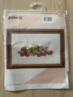 刺繍セット　いちご