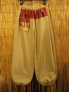 【ＳＡＬＥ】⑥新品＊男女兼用＊コットン素材＊ナガ族＊ふんわり＊アラジンパンツ
