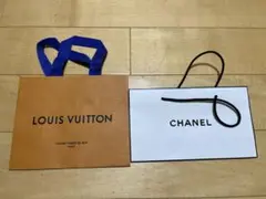 美品●ルイヴィトン　シャネル　ショッパー二枚　LV