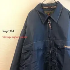 ジープ Jeep USA レア ビンテージ ナイロンジャケット 長袖 古着