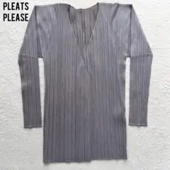 美品✨PLEATS PLEASE イッセイミヤケ シャツ カーディガン