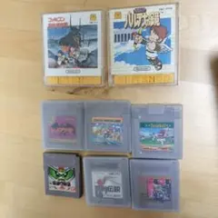 ゲームボーイソフトセット6点 ディスクシステム2点