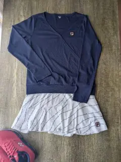 FILA ネイビー長袖トップス Lサイズ